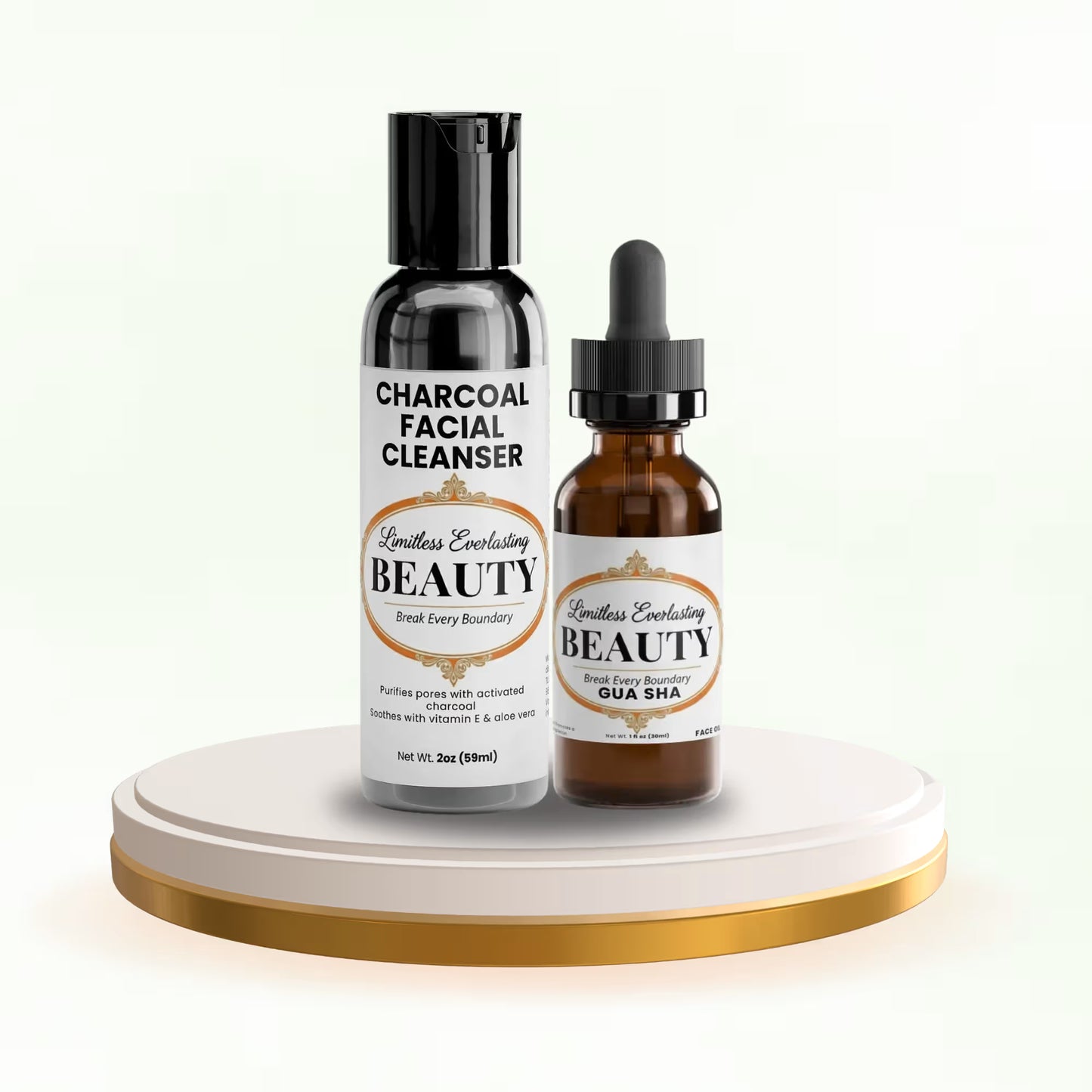 Fresh Face Essentials Pack – Charcoal Detox + Hydrating Gua Sha Oil