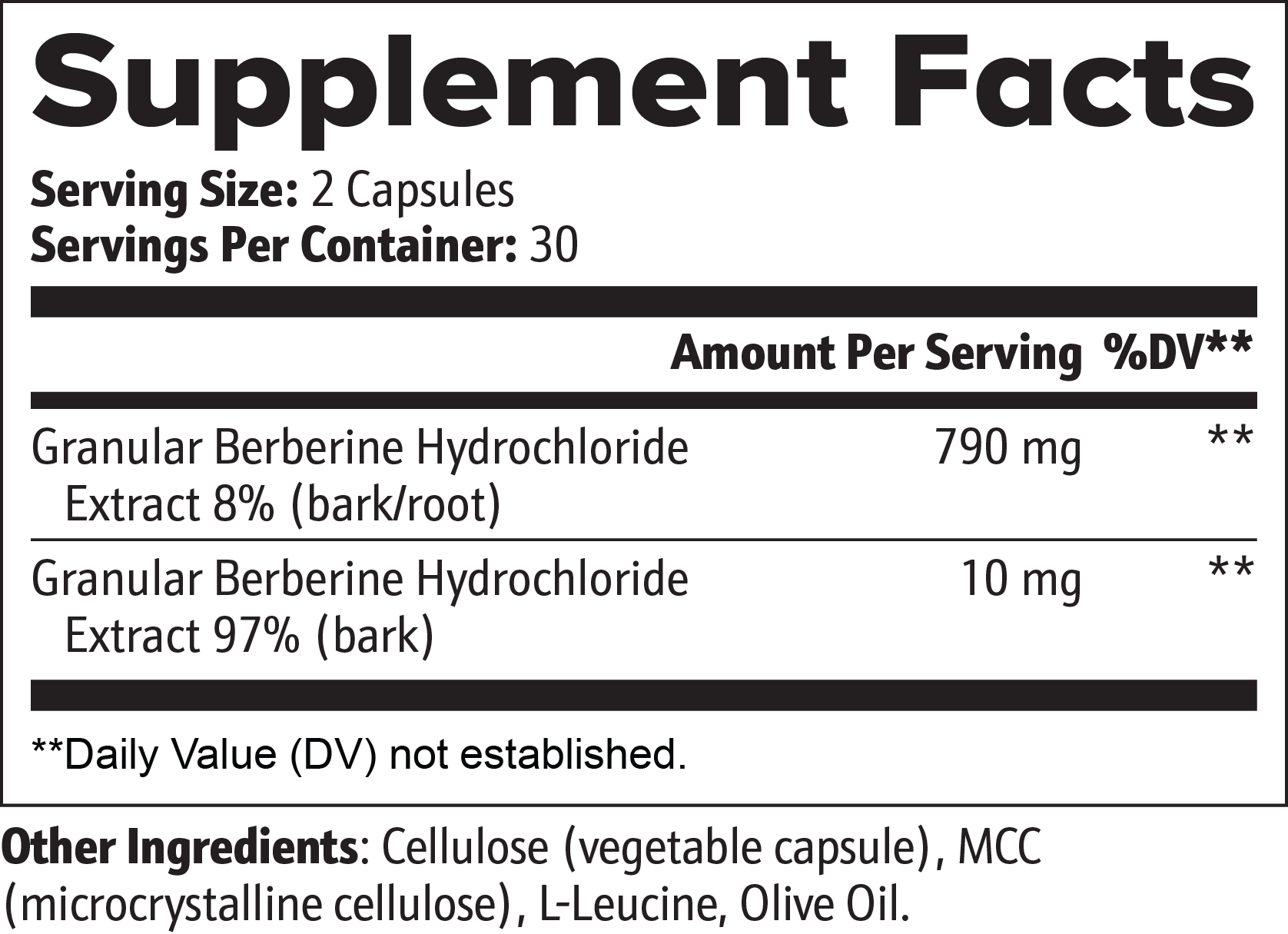 Berberine - Weight Management