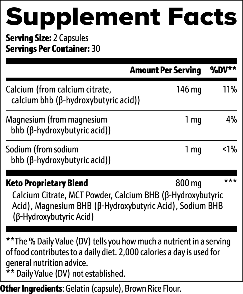 Keto BHB - Specialty Supplements