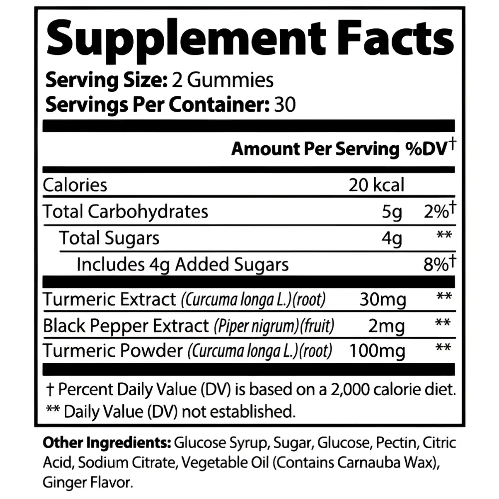 Turmeric Gummies - Specialty Supplements